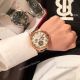 New Fake Cartier Tourbillon Ballon Bleu Watch Brown Leather Band (9)_th.jpg